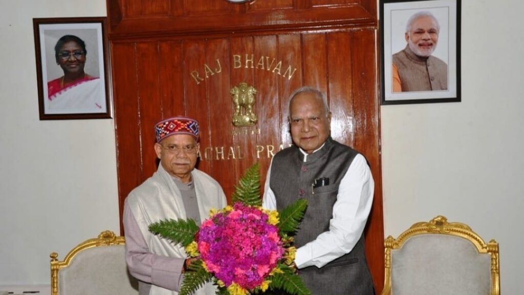 Banwarilal Purohit Governor of Punjab meets Shiv Pratap Shukla HIMACHAL HEADLINES
