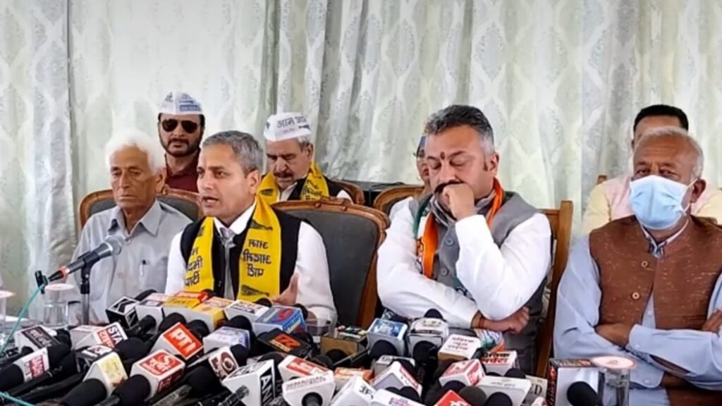 BJP Jumla Party, Do Ranga and Billa represents it: AAP HIMACHAL HEADLINES