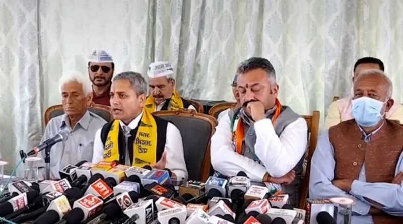 BJP Jumla Party, Do Ranga and Billa represents it: AAP HIMACHAL HEADLINES