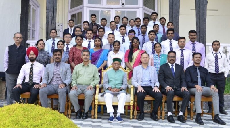 Governor interacts with IFS Probationers Governor interacts with IFS Probationers HIMACHAL HEADLINES