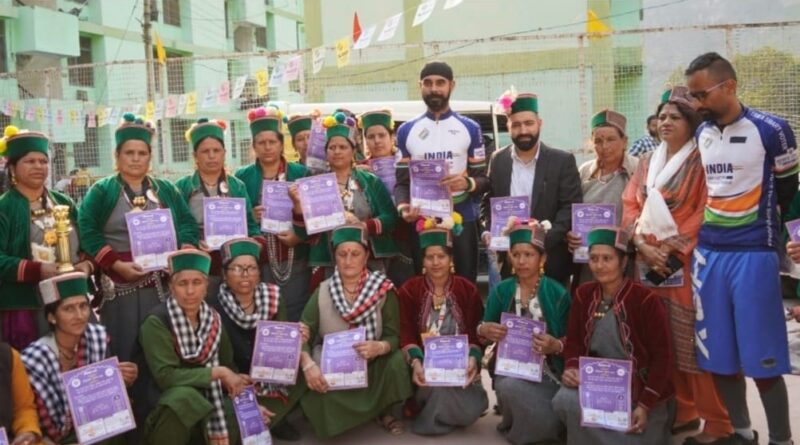 Cyclists spread awareness about ‘value of vote’ at Reckong-Peo College Cyclists spread awareness about ‘value of vote’ at Reckong-Peo College HIMACHAL HEADLINES