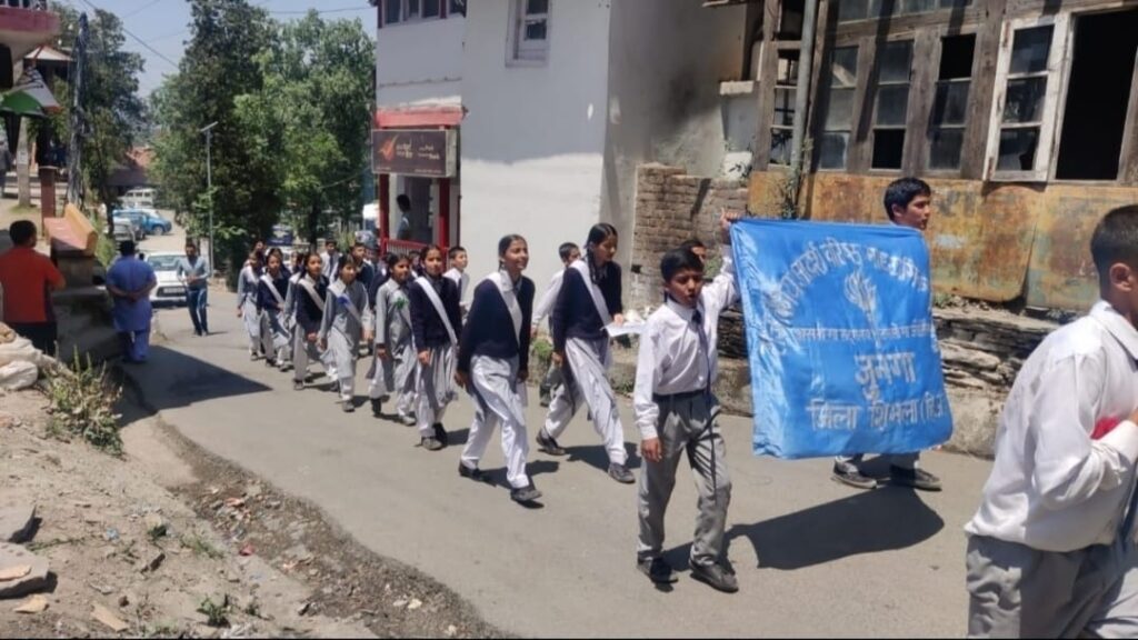 Junga echoed with slogans of compulsion - it is important to vote, no matter what Junga echoed with slogans of compulsion - it is important to vote, no matter what HIMACHAL HEADLINES