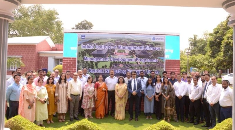 IIM Sirmaur Successfully Concludes Pioneering HR Retreat for THDC India Limited and Other Leading PSUs HIMACHAL HEADLINES