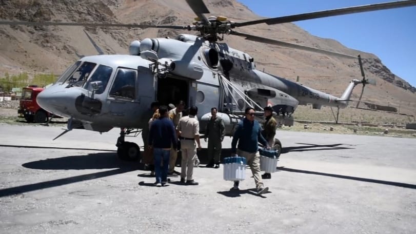 EVM machine and VVPAT reached Kaza HIMACHAL HEADLINES