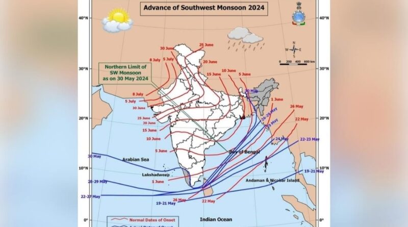 South West Monsoon to touch Himachal by June 20: IMD HIMACHAL HEADLINES