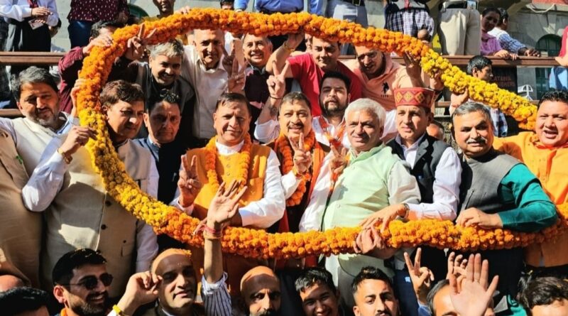 The public gave full blessings to the leadership of PM Modi: BJP HIMACHAL HEADLINES