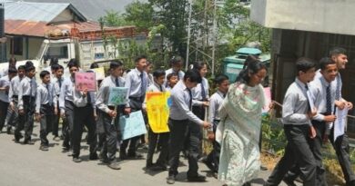 The children of Truhigh School gave the message of environment by taking out a rally HIMACHAL HEADLINES