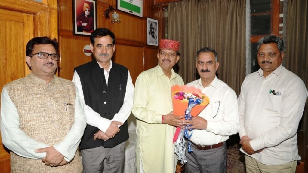 Sujanpur AC's newly elected candidate calls on CM Sukhu Sujanpur AC's newly elected candidate calls on CM Sukhu HIMACHAL HEADLINES