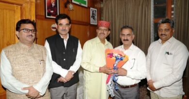 Sujanpur AC's newly elected candidate calls on CM Sukhu HIMACHAL HEADLINES
