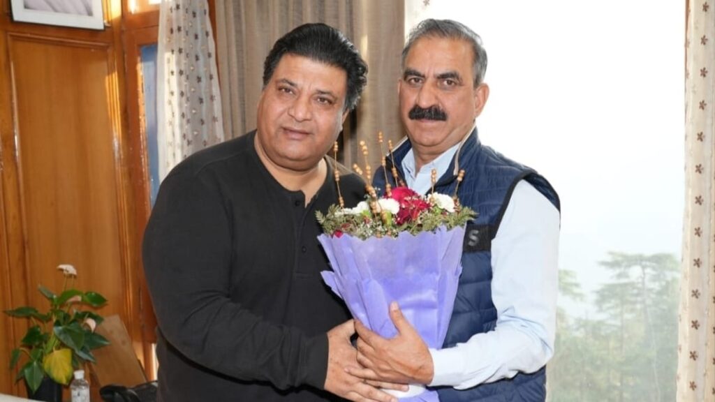 Newly elected MLA Rakesh Kalia calls on Chief Minister Sukhu Newly elected MLA Rakesh Kalia calls on Chief Minister Sukhu HIMACHAL HEADLINES