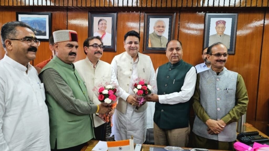The Congress government has worked only with a spirit of revenge: Lakhanpal HIMACHAL HEADLINES