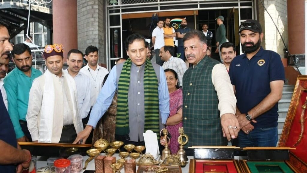 CS Prabodh Saxena inaugurated an exhibition showcasing GI Products of Himachal HIMACHAL HEADLINES