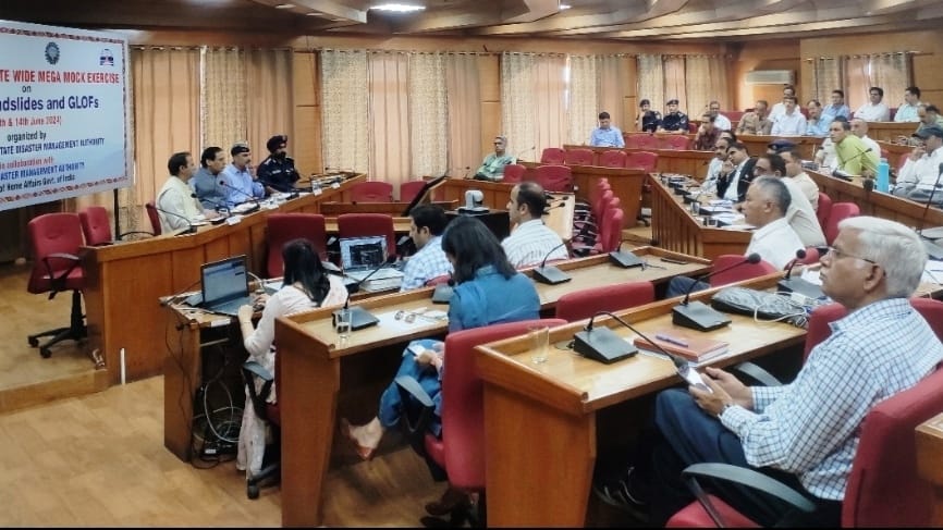 Tabletop exercise conducted on disaster management HIMACHAL HEADLINES