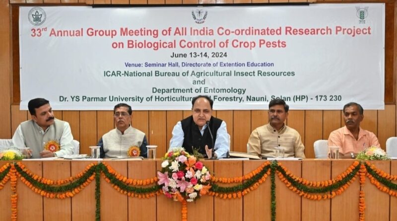 Annual Workshop on Biological Control of Crop Pests Concludes at Nauni University HIMACHAL HEADLINES