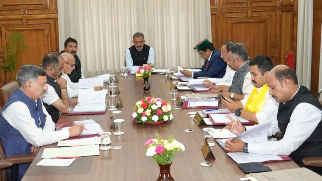 Himachal Cabinet Decisions Himachal Cabinet Decisions HIMACHAL HEADLINES