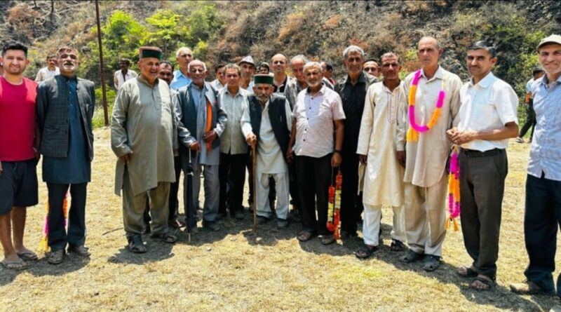 Mangaled Ravine witnessed celebrations as the road reached its destination HIMACHAL HEADLINES