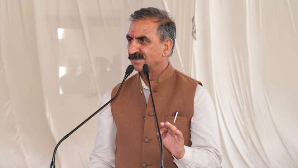 Una emerging as a hub for power generation: Sukhu HIMACHAL HEADLINES