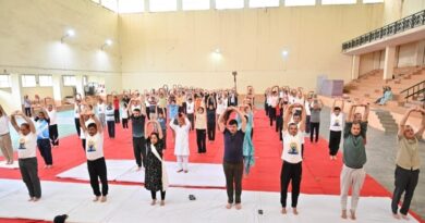 Yoga Day Celebrated at Nauni HIMACHAL HEADLINES