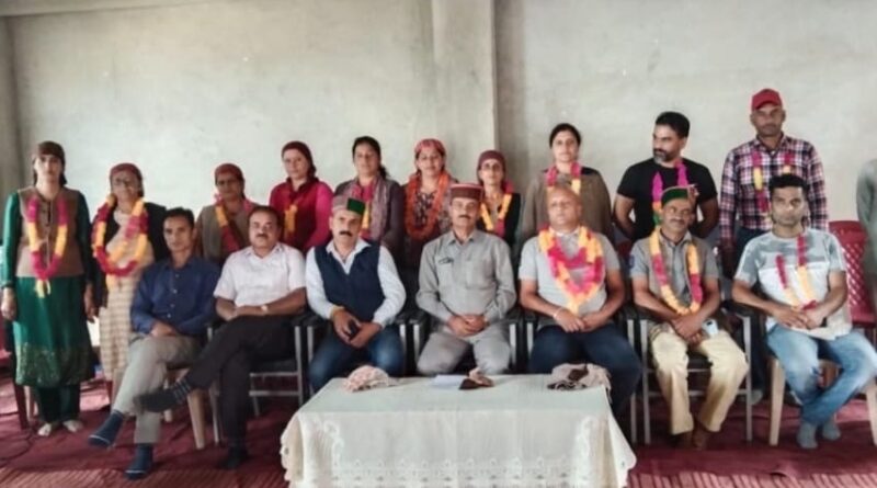 Ramesh Verma became the president of the school management committee HIMACHAL HEADLINES