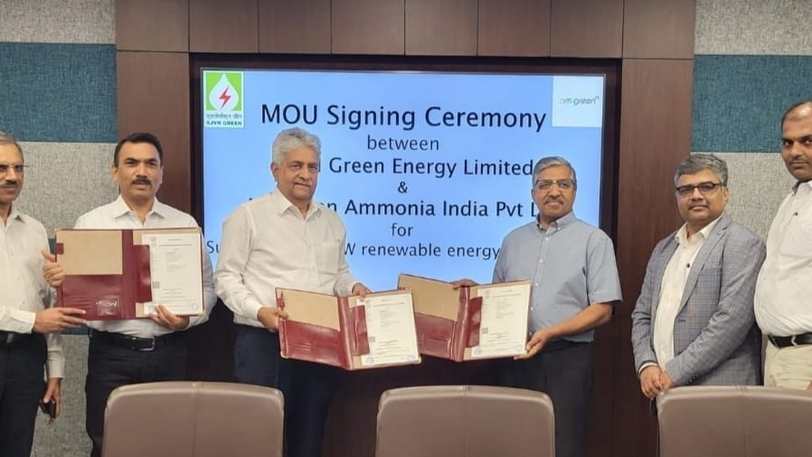 SJVN inks an MOU with AM Ammonia (India) Private Limited SJVN inks an MOU with AM Ammonia (India) Private Limited HIMACHAL HEADLINES