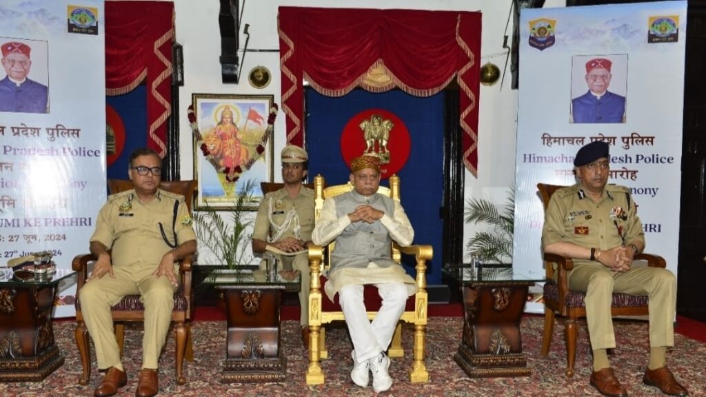 Governor Shukla honours 18 persons with 'Himachal Ke Prahari Samman' HIMACHAL HEADLINES