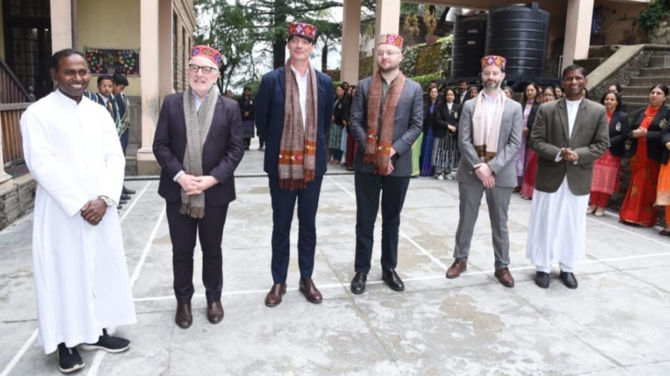 St. Edward’s School Hosts Irish Ambassador Kevin Kelly and Delegation HIMACHAL HEADLINES