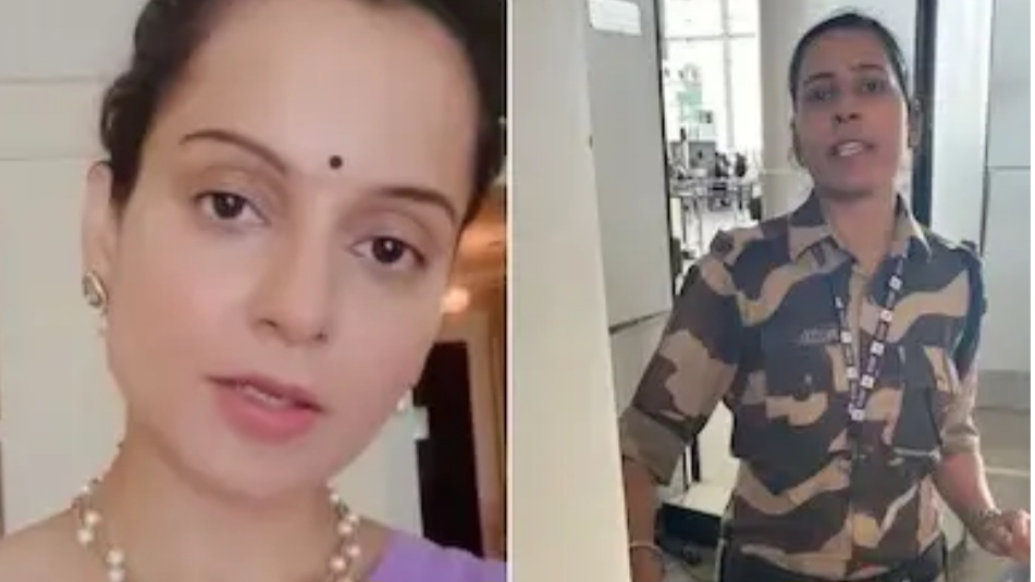 Kangna Ranaut slapped by female CISF jawan HIMACHAL HEADLINES