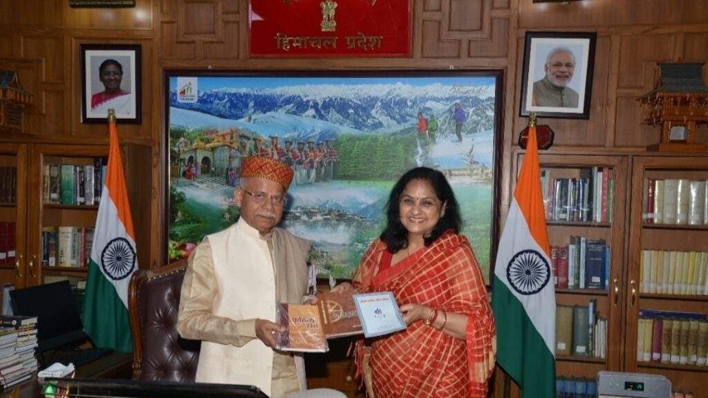 Dr. Rita Singh calls on Governor Shukla HIMACHAL HEADLINES