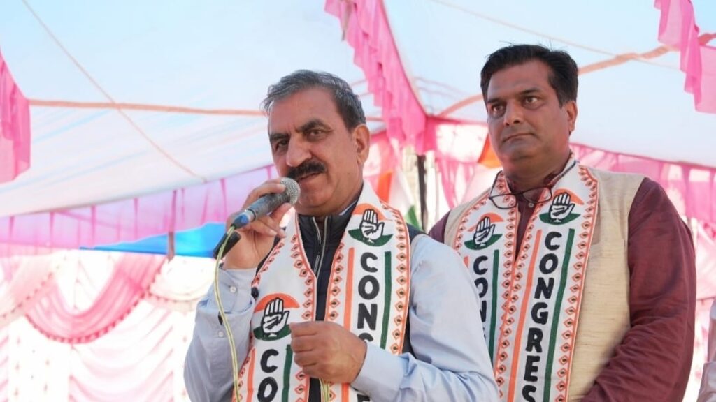 Jairam did not do any development in Hamirpur to weaken Dhumal: Sukhu HIMACHAL HEADLINES
