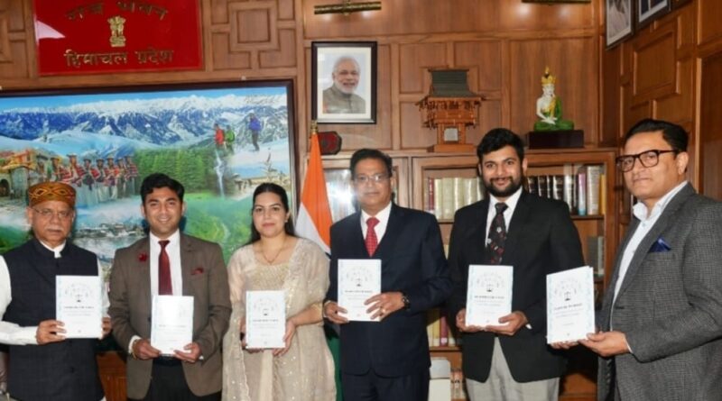 Governor Shukla releases book authored by Dr. Bharat Barowalia HIMACHAL HEADLINES