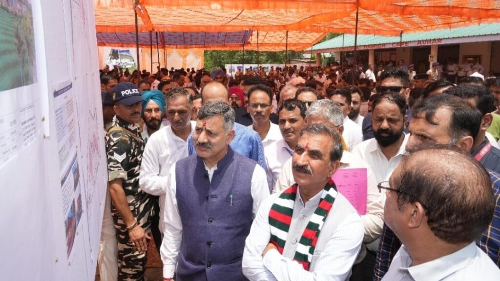 Sukhu lays foundation stone of Rs. 33.75 crore tourism complex at Auhar in Bilaspur HIMACHAL HEADLINES