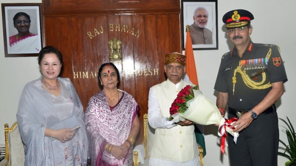 GoC-in-C, ARTRAC calls on Governor Shukla HIMACHAL HEADLINES