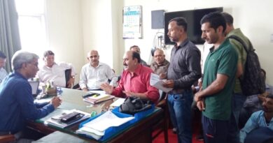 A delegation of Kisan Sabha met the National Highway Authority of India HIMACHAL HEADLINES