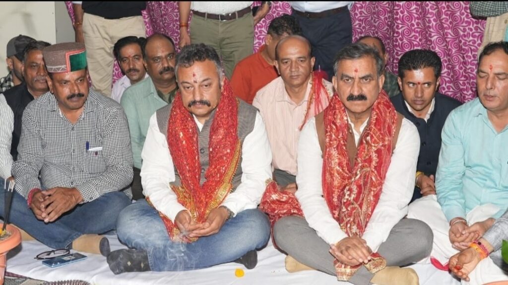 CM Sukhu participates in Bhandara Havan HIMACHAL HEADLINES
