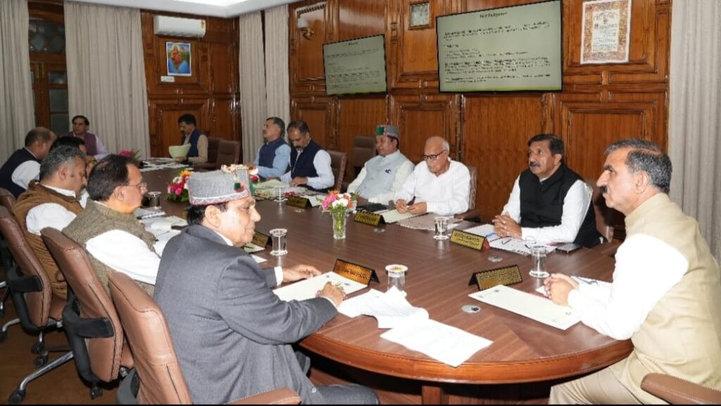 Himachal Cabinet Decisions HIMACHAL HEADLINES