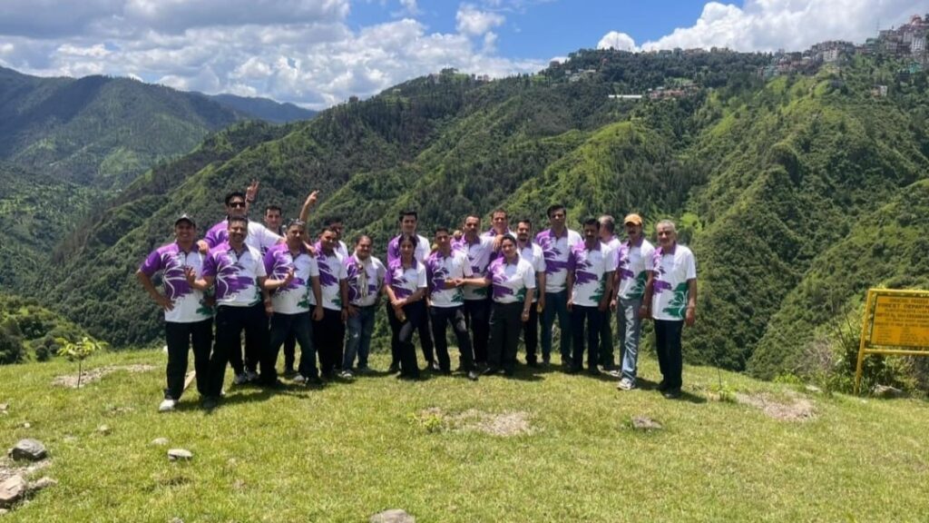 Orchid Hotel Shimla Plants 100 Trees on World Nature Conservation Day HIMACHAL HEADLINES
