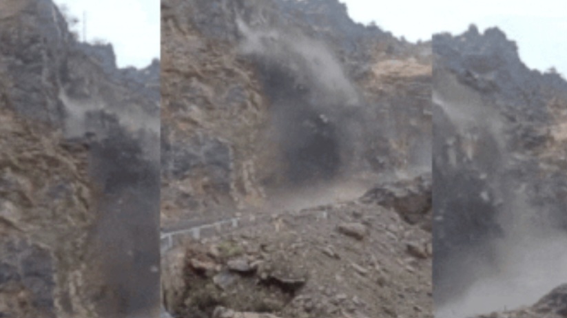 Landslide Blocks National Highway 707 in Shimla After Heavy Rainfall Landslide Blocks National Highway 707 in Shimla After Heavy Rainfall HIMACHAL HEADLINES