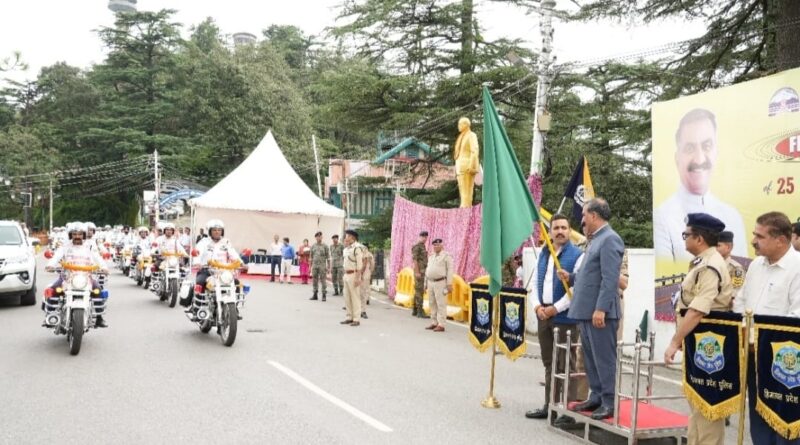 Sukhu flags off 25 high visibility patrolling motorcycles for Shimla and Police District Nurpur Sukhu flags off 25 high visibility patrolling motorcycles for Shimla and Police District Nurpur HIMACHAL HEADLINES