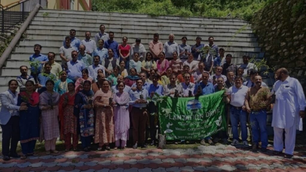 SIRD staff plant saplings in Craignano SIRD staff plant saplings in Craignano HIMACHAL HEADLINES