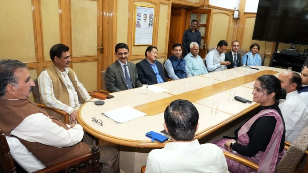 HPAS probationers call on Chief Minister Sukhu HIMACHAL HEADLINES