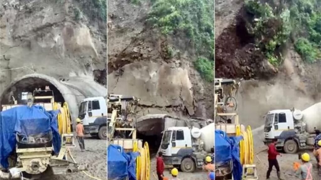 Landslide Causes Tunnel Collapse in Shimla; No Injuries Reported Landslide Causes Tunnel Collapse in Shimla; No Injuries Reported HIMACHAL HEADLINES