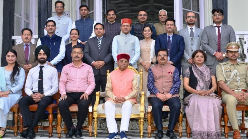 HAS trainee officers meet Governor Shukla HIMACHAL HEADLINES