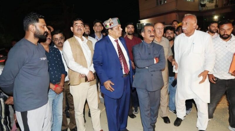 Sukhu conducts inspection of Kandaghat Hospital and playground HIMACHAL HEADLINES