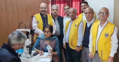 Lions club organized a free eye check up camp at Lions Bhawan, New Shimla HIMACHAL HEADLINES
