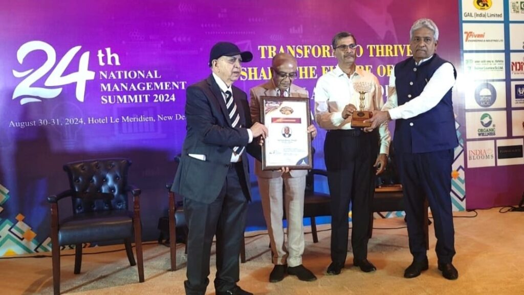 Sh. Akhileshwar Singh, Director (Finance), SJVN honoured with CFO Leadership Award 2024 HIMACHAL HEADLINES