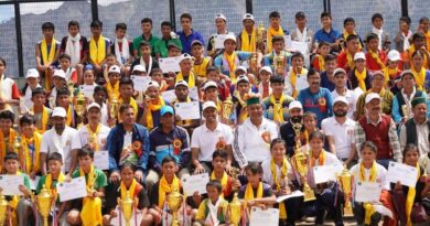 A marathon race was organized in Kinnaur district as part of the Drug-Free India Campaign HIMACHAL HEADLINES