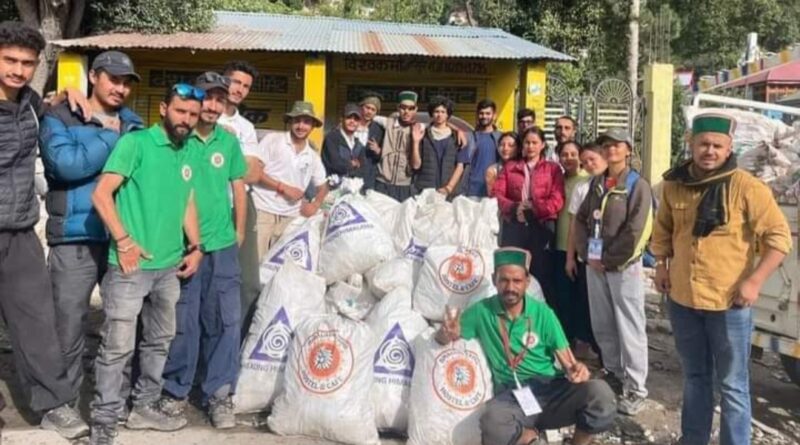 Himalayan Tribe Foundation and Healing Himalayan conducted cleanliness campaign at Kinnaur Kailash Yatra HIMACHAL HEADLINES