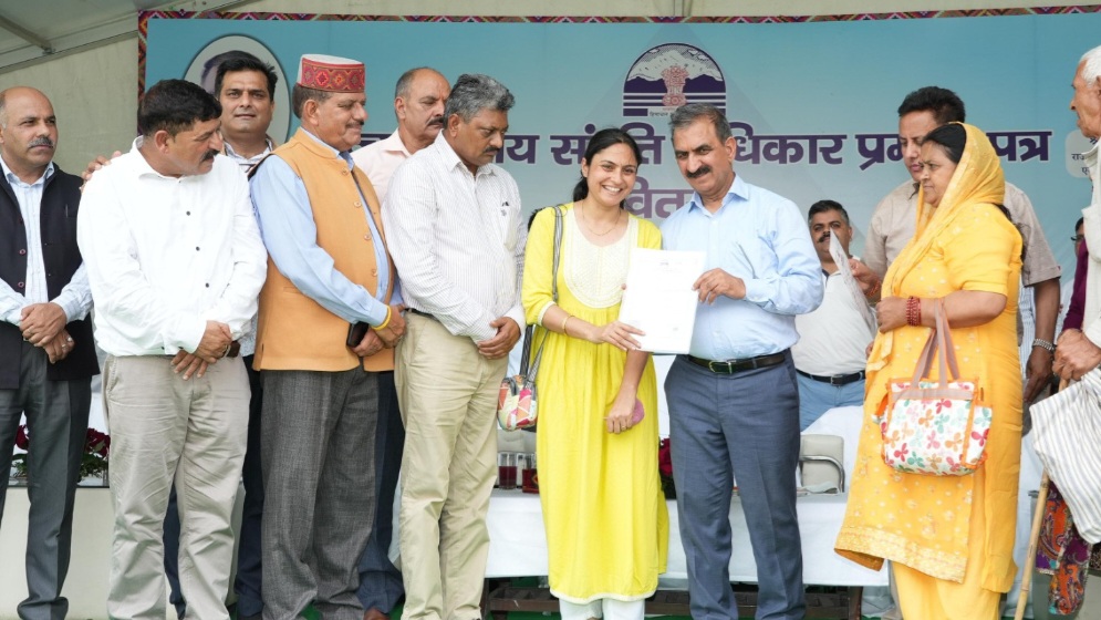 Over 4,230 families in 190 villages gain ownership rights under Swamitva Yojna HIMACHAL HEADLINES
