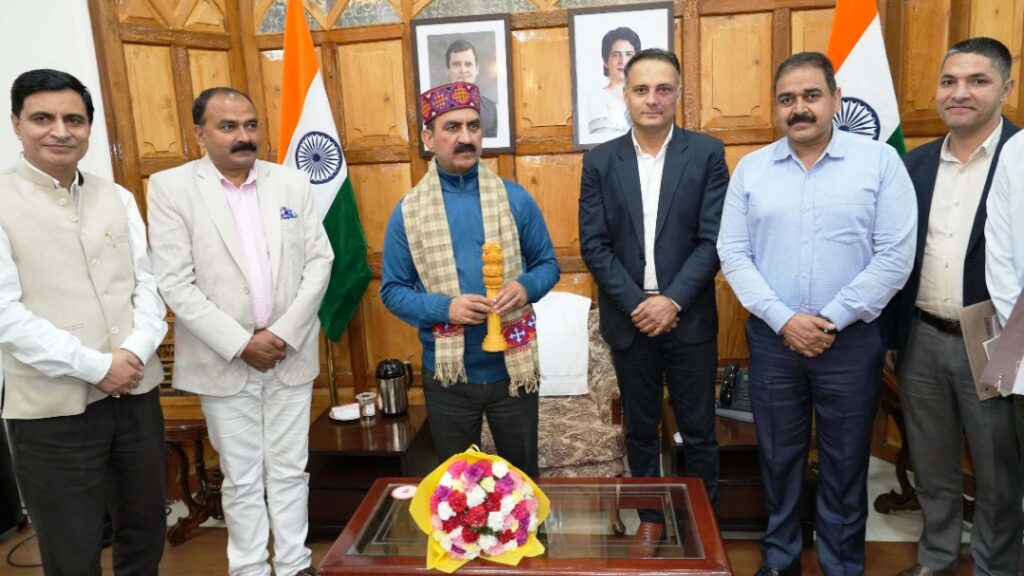Delegation of HPPS officers call on CM Sukhu HIMACHAL HEADLINES