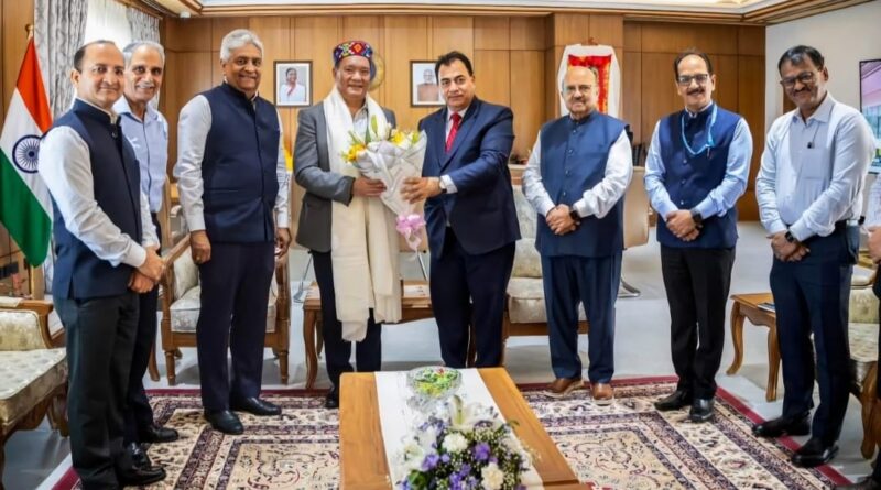 Sh. Sushil Sharma, CMD, SJVN met Hon’ble Chief Minister of Arunachal Pradesh HIMACHAL HEADLINES